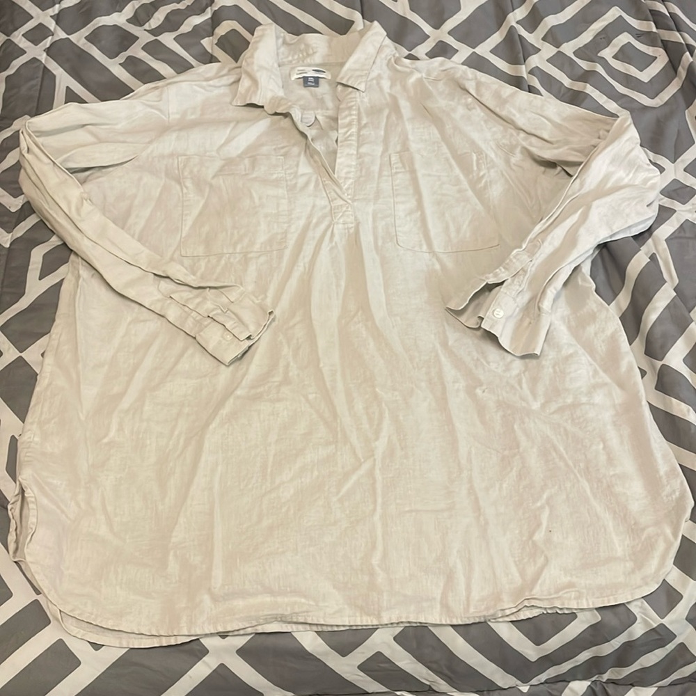 Old Navy Linen Blend Tunic XXL gently used